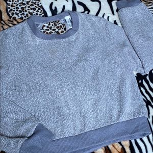 Gray Sweater Top